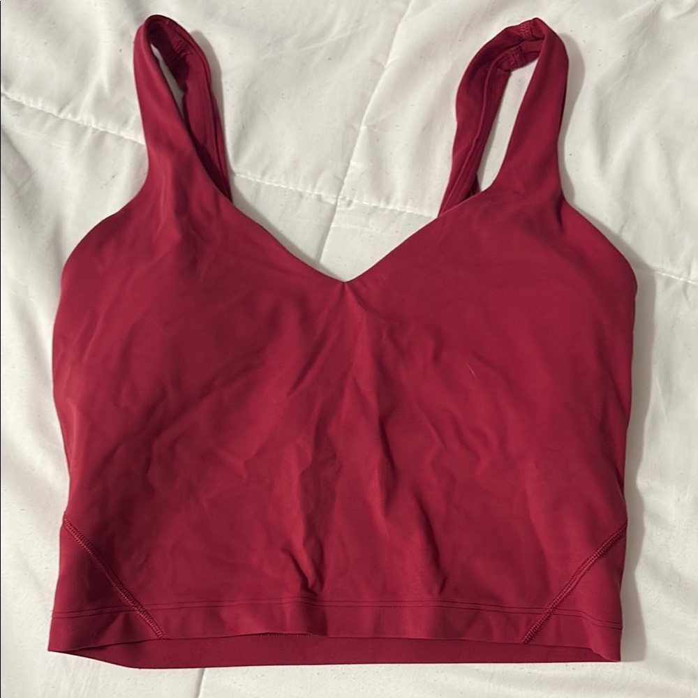 Lululemon align tank top red burgundy small
